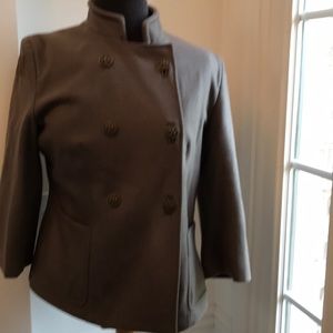 Troy smith for D Cropped Pea jacket